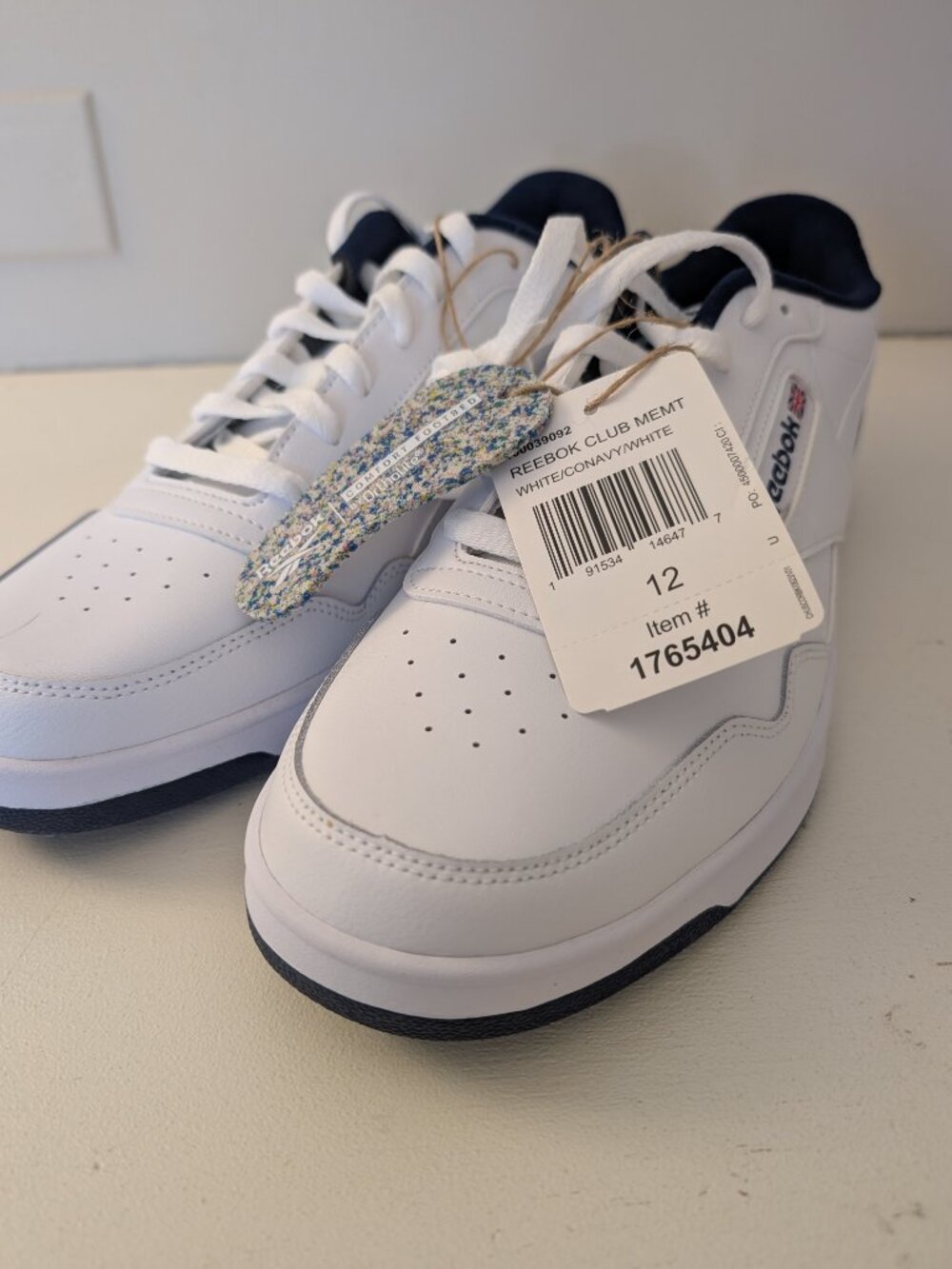 Brand new pair of Reebok men’s shoes size 12 with tags